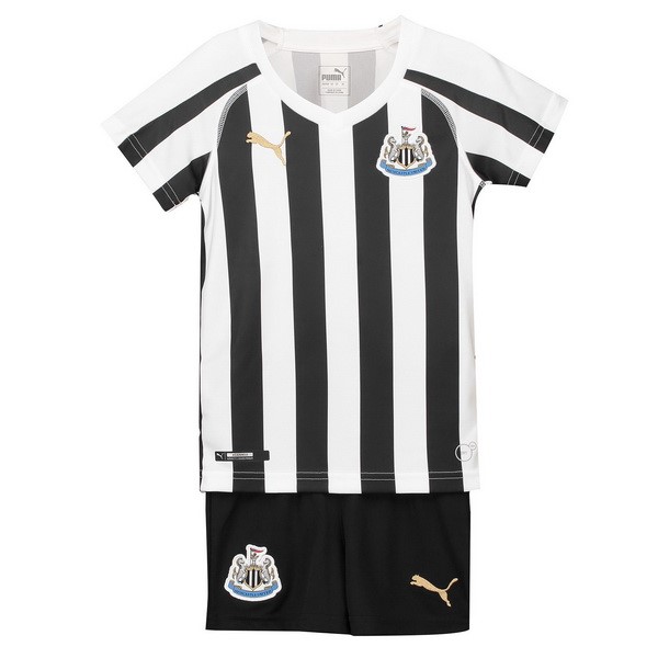 Camiseta Newcastle United 1ª Niño 2018-2019 Blanco Negro